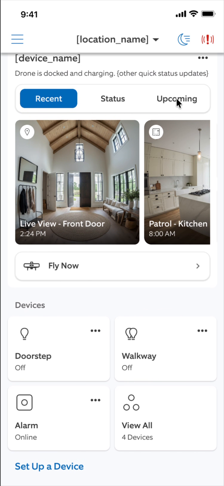 Main Dashboard Concept